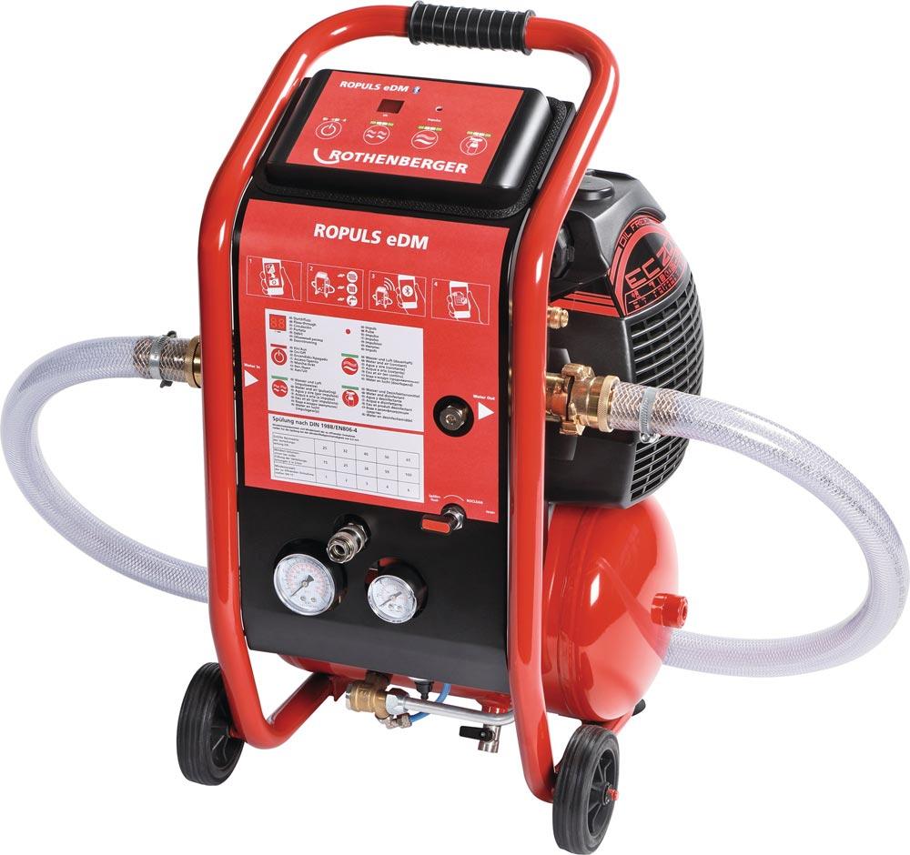 Spülkompressor ROPULS eDM max. Betriebsdruck 8 bar Netzspannung 230 / 50 V / Hz Spülkompressor ROPULS eDM max. Betriebsdruck 8 bar Netzspannung 230 / 50 V / Hz