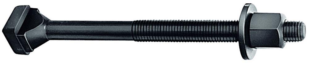 T-Nutenschraube DIN 787 T-Nut 18 mm M16 Länge 160 mm Güteklasse 8.8 mit Mutter und Scheibe T-Nutenschraube DIN 787 T-Nut 18 mm M16 Länge 160 mm Güteklasse 8.8 mit Mutter und Scheibe