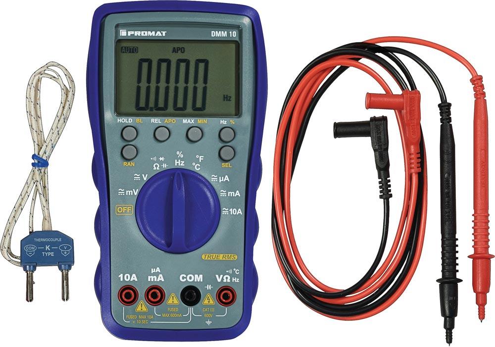 Multimeter DMM 10 0-600 V AC/DC TRUE RMS