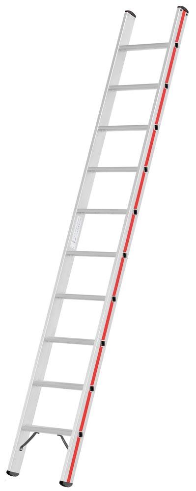 Stufenanlegeleiter mit Traverse, 18 Stufen, Länge 4,72 m