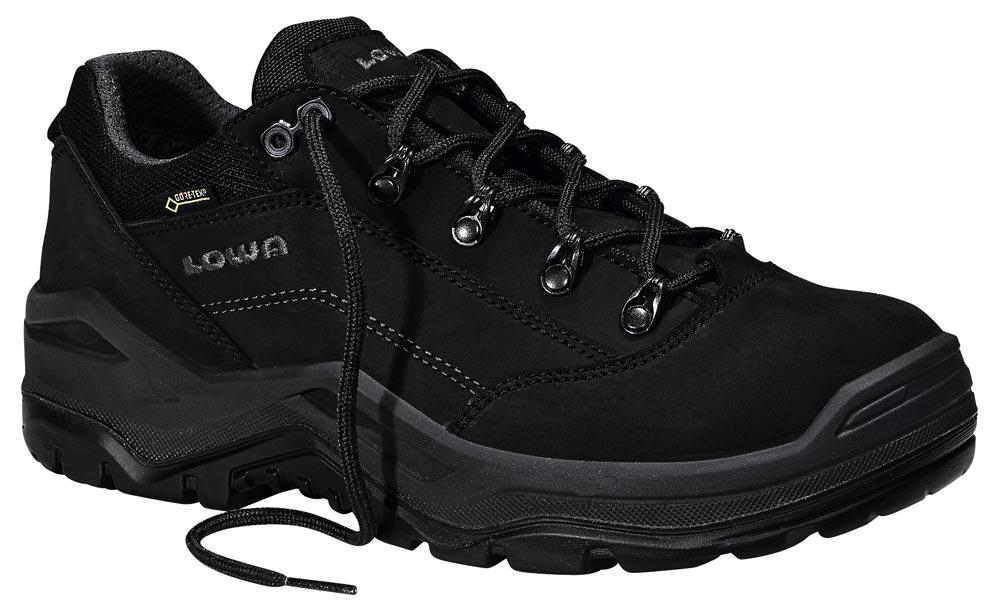 Sicherheitsschuh Renegade Work GTX black Lo Größe 42 schwarz/schwarz S3 CI/HI/HRO/SRC EN ISO 20345 Nubukleder/Textilmaterial