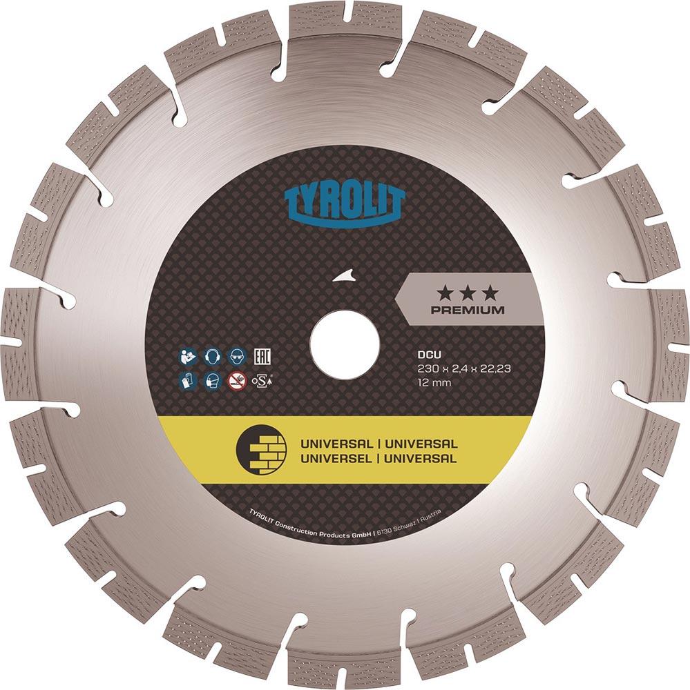 Diamanttrennscheibe DCU Premium Ø 115 mm Bohrung 22,23 mm Bau universal Segmenthöhe 10 mm Segmentstärke 2,2 mm Diamanttrennscheibe DCU Premium Ø 115 mm Bohrung 22,23 mm Bau universal Segmenthöhe 10 mm Segmentstärke 2,2 mm