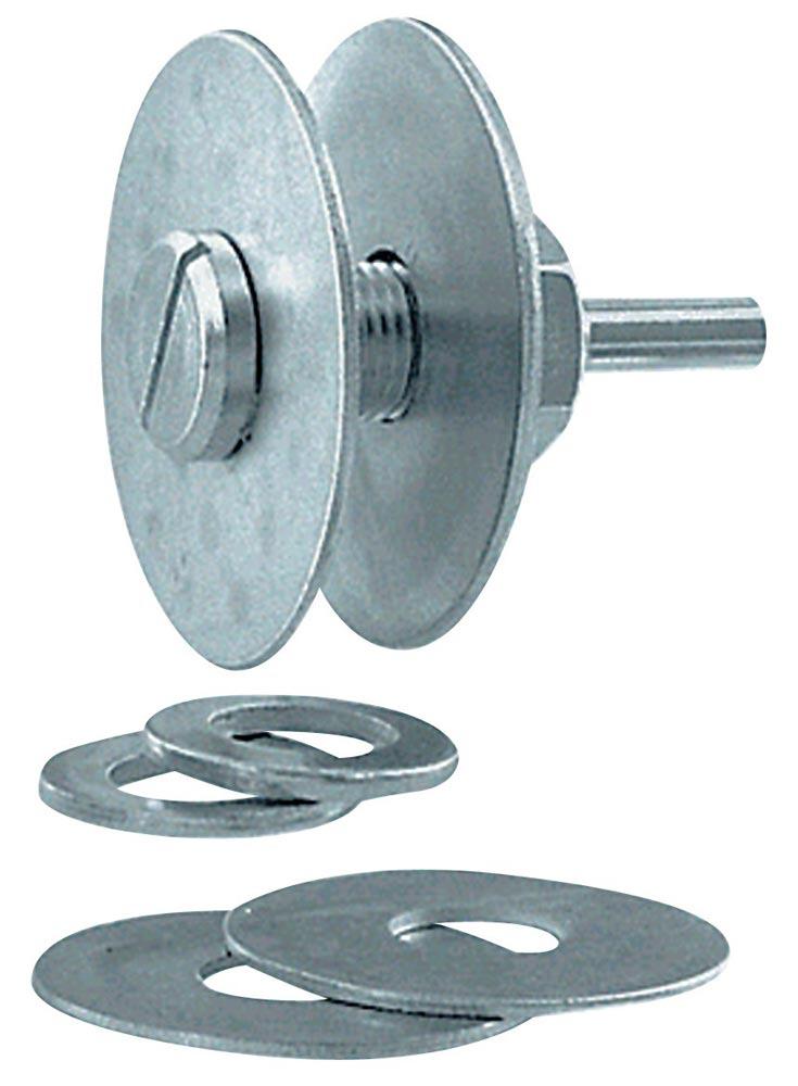 Spannschaft MN-AC passend für Grobreinigungsscheiben Schaft-Ø 6 mm für Bohrungs-Ø 12,7 mm Spannschaft MN-AC passend für Grobreinigungsscheiben Schaft-Ø 6 mm für Bohrungs-Ø 12,7 mm