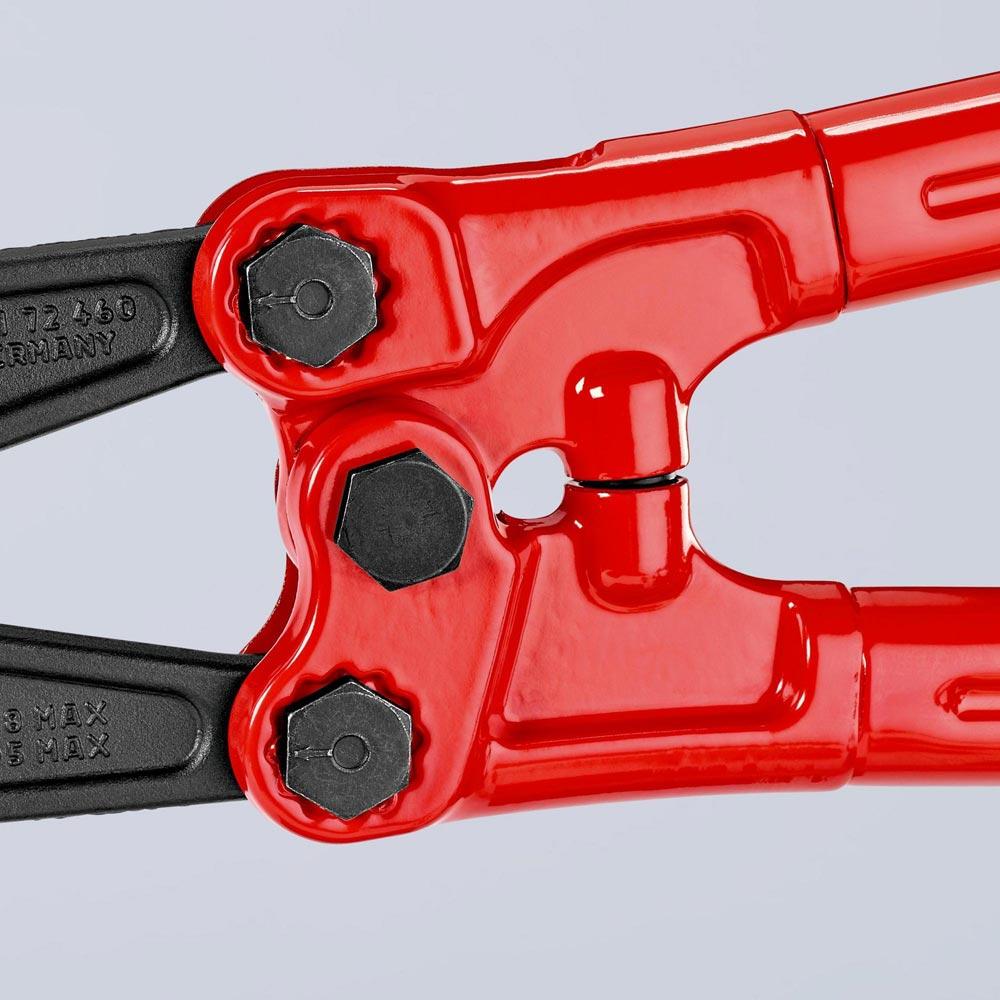 Bolzenschneider Länge 460 mm Mehrkomponenten-Hüllen weich 8 mm mittel 6 mm hart 5 mm