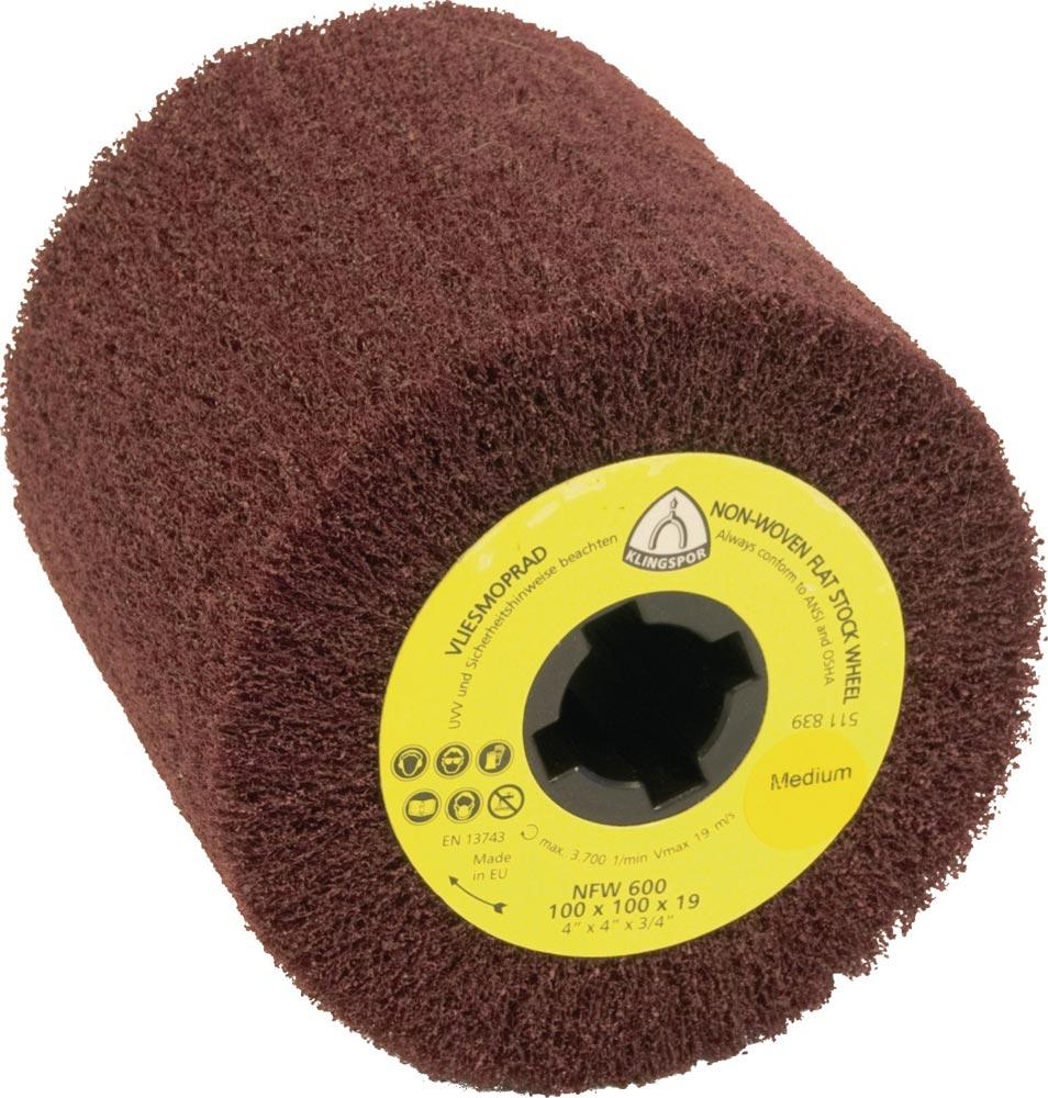Satinierwalze NFW 600 S coarse Ø100xB100mm 19 mm Satinierwalze NFW 600 S coarse Ø100xB100mm 19 mm
