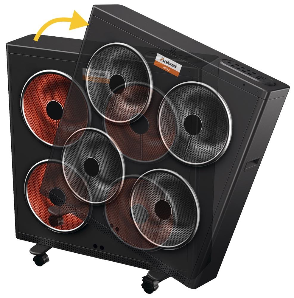 UNICRAFT Infrarot-Elektroheizgerät IEHG 3 230 V 3 kW