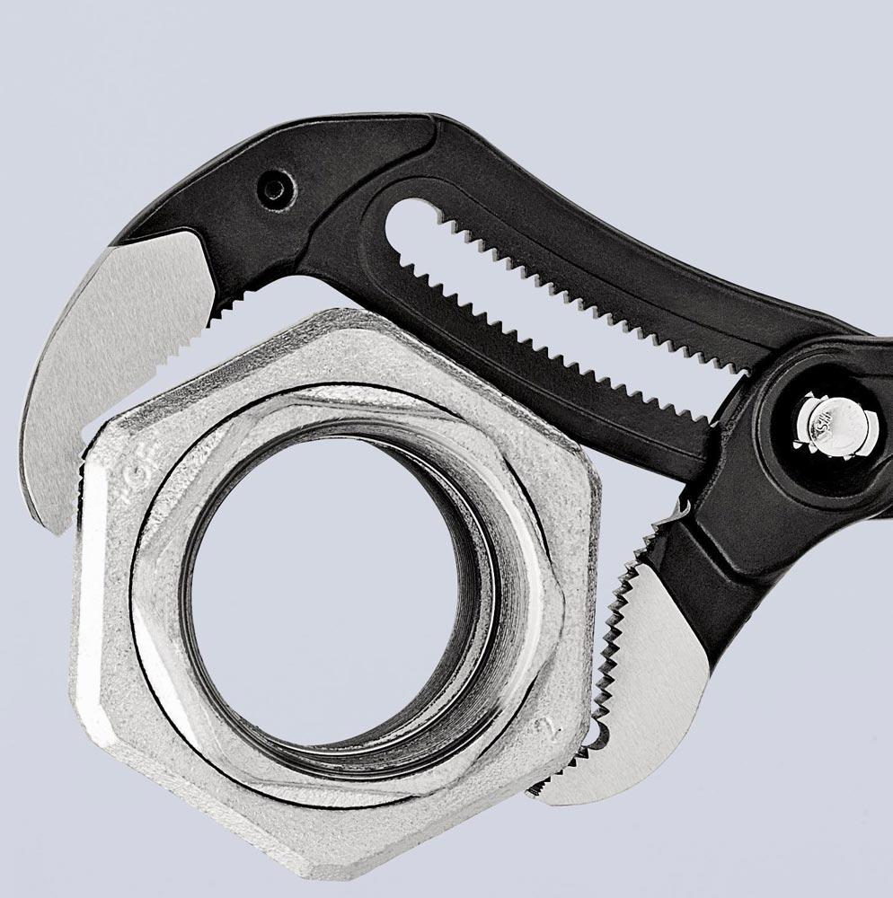 Rohr- und Wasserpumpenzange Cobra® Länge 400 mm Spannweite 95 mm poliert Kunststoffüberzug