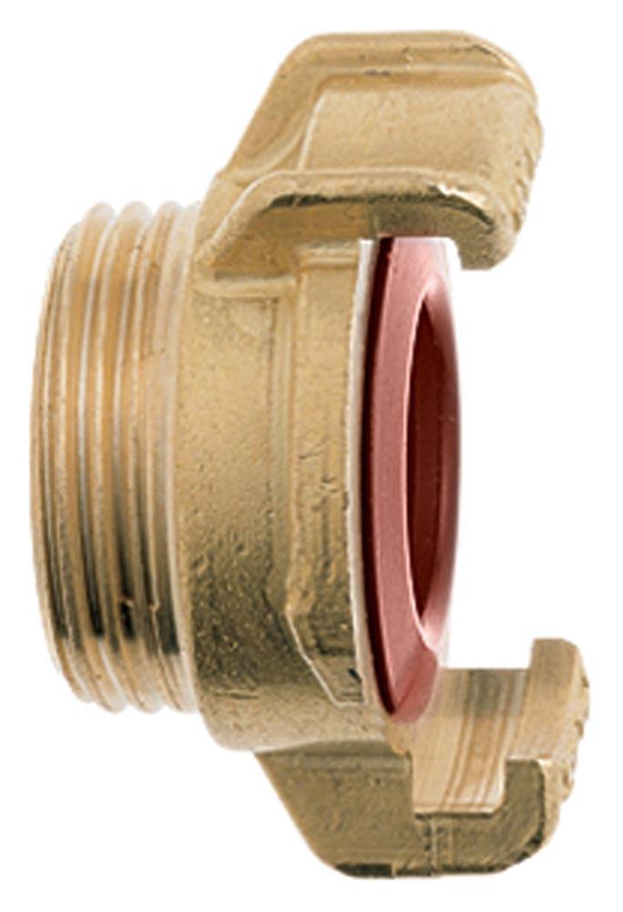 Gewindestück GEKA plus K Messing Außengewinde 1 Gewindestück GEKA plus K Messing Außengewinde 1