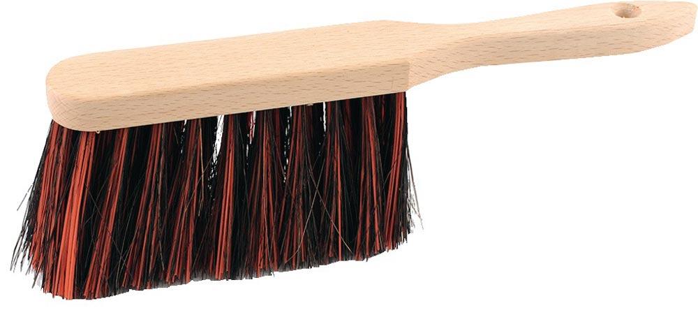 Handfeger Arenga / Elaston Länge 280 mm mit Holzrücken extra voll bestückt