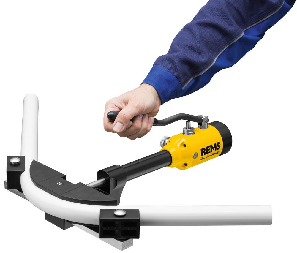 Einhand-Rohrbieger Hydro-Swing Allround Set 10-22 mm für C-Stahl-Rohre im Koffer