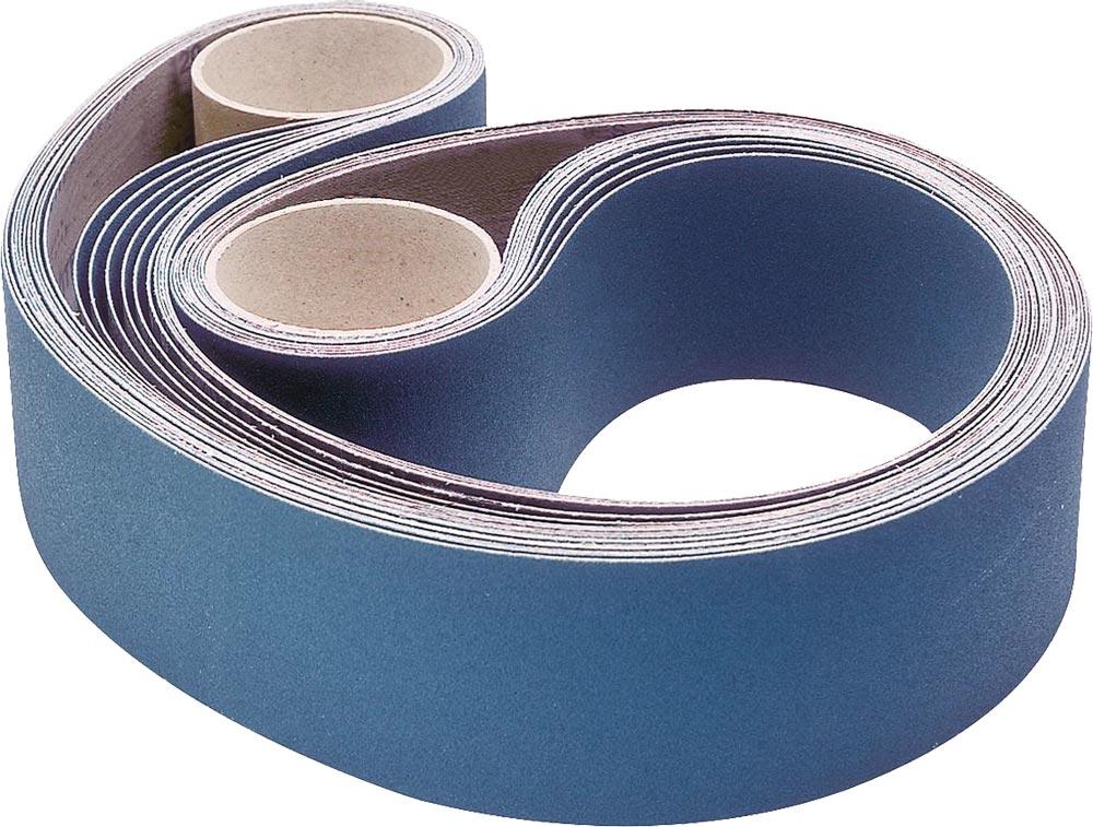 Schleifband Länge 2000 mm Breite 75 mm Körnung 120 für INOX Zirkonkorund