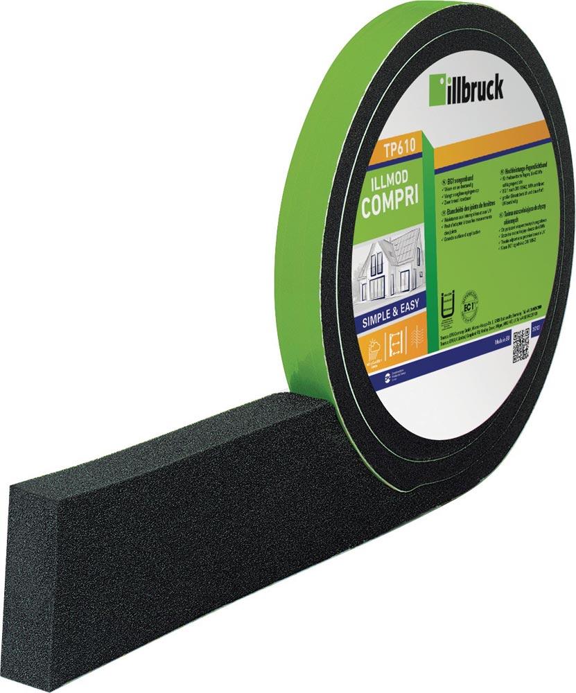 Fugendichtband illmod COMPRI TP610 10/2-4 Länge 10 m anthrazit Rolle Fugendichtband illmod COMPRI TP610 10/2-4 Länge 10 m anthrazit Rolle