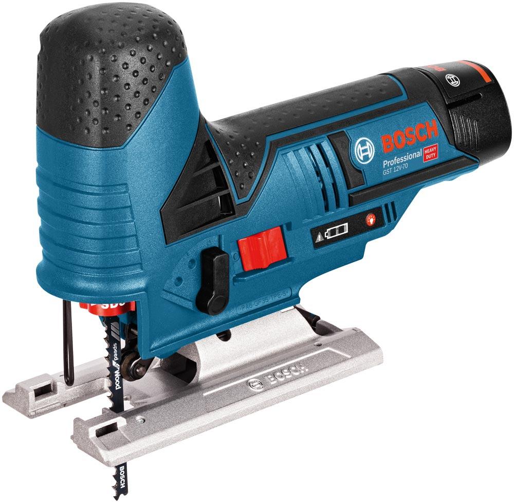 BOSCH Akku-Stichsäge GST 12V-70, 2x (3,0 Ah) in  L-Boxx