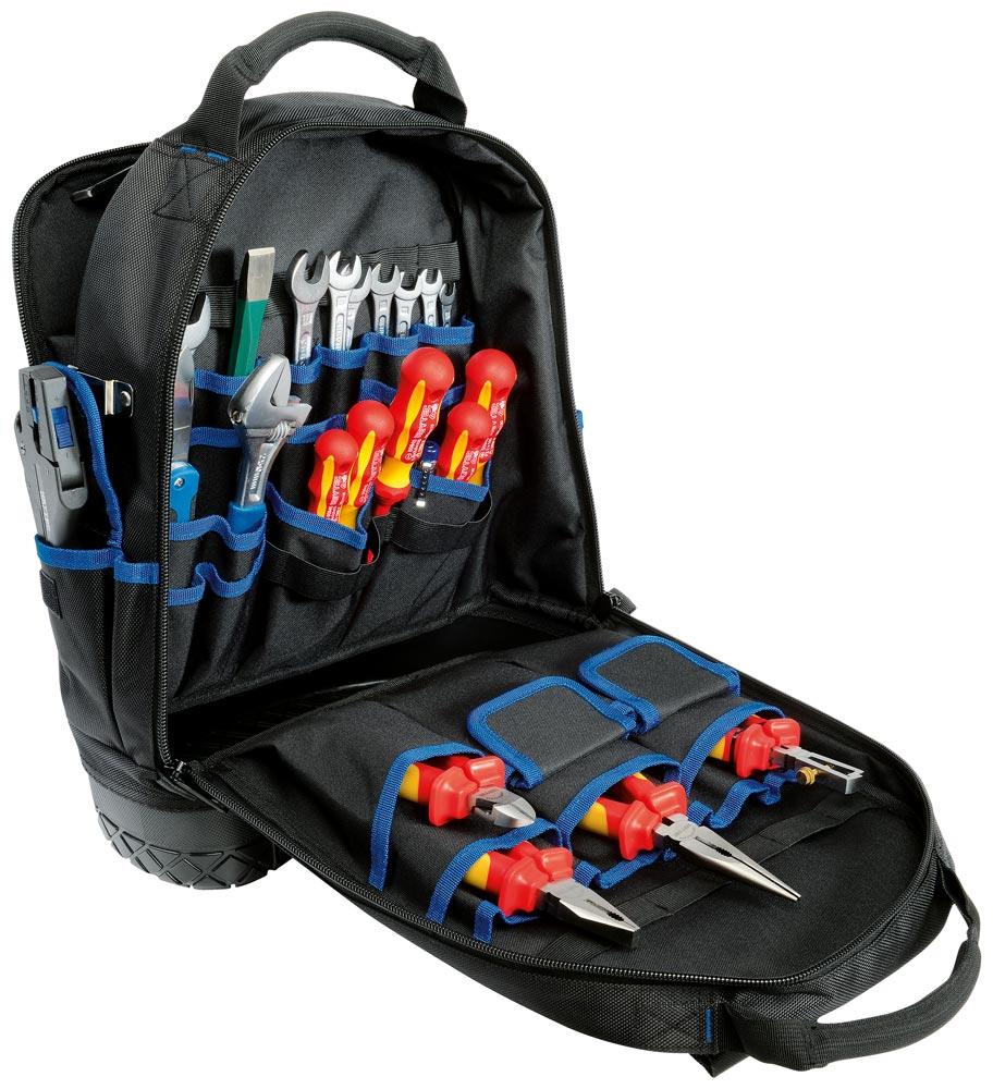 Elektriker-Werkzeugsortiment 26tlg. im Rucksack