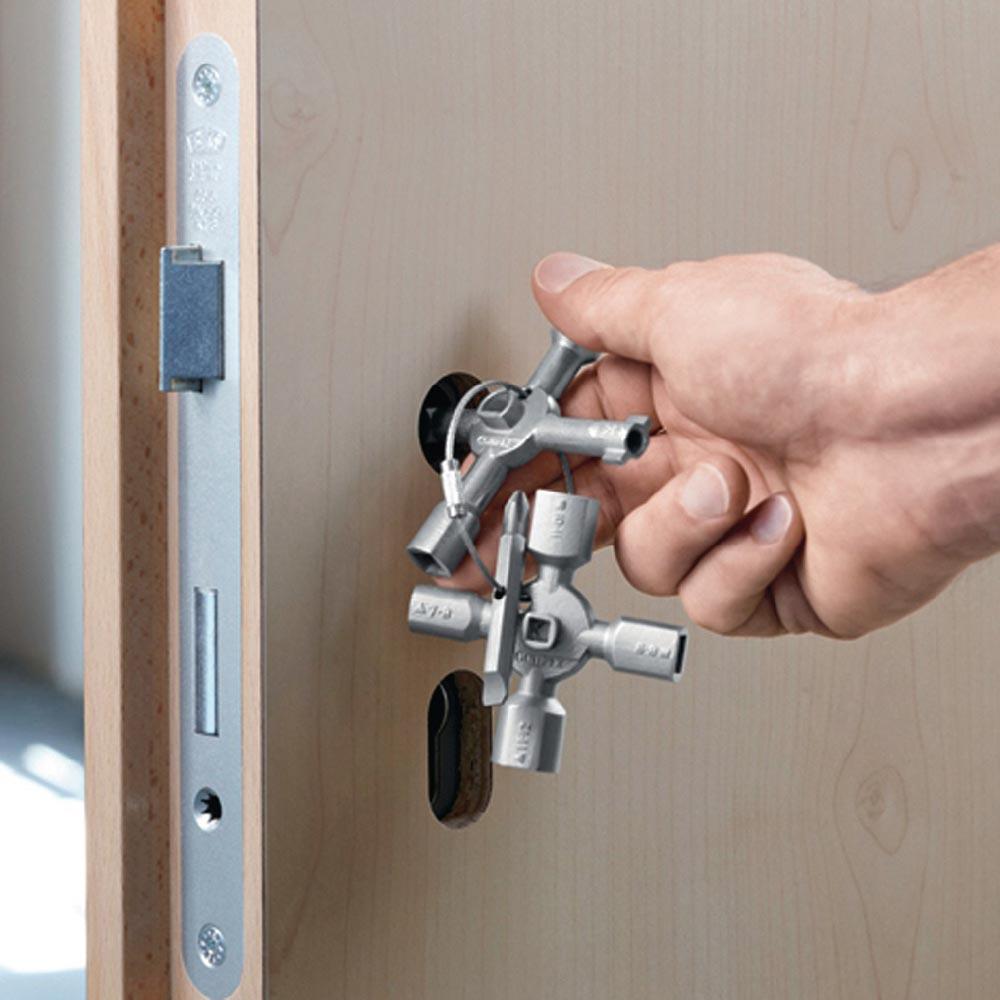 Schaltschrankschlüssel TwinKey® 6 Funktionen mit Magnet Verbindung Schaltschrankschlüssel TwinKey® 6 Funktionen mit Magnet Verbindung