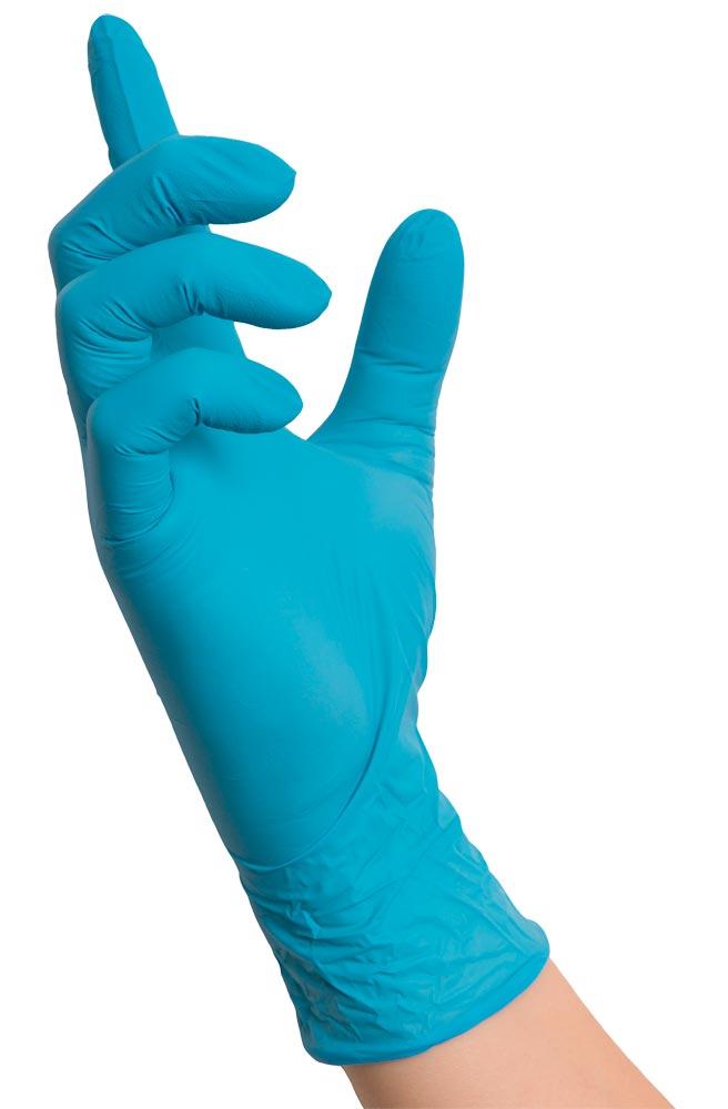 Nitril-Einmalhandschuhe, blau, Gr. XL, Box a 100 St.