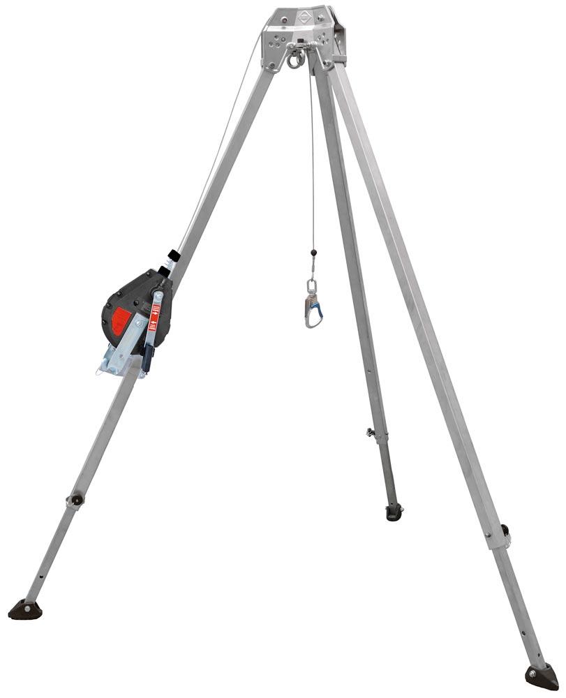 Dreibaum mit Höhensicherungsgerät EN 795b PSA-Kategorie III 19,0 kg Aluminium