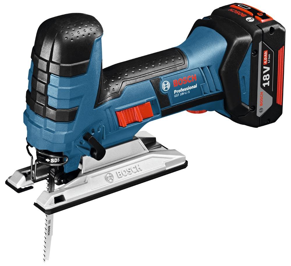 BOSCH Akku-Stichsäge GST 18V-LI S, 2 x 4,0 Ah in L-Boxx