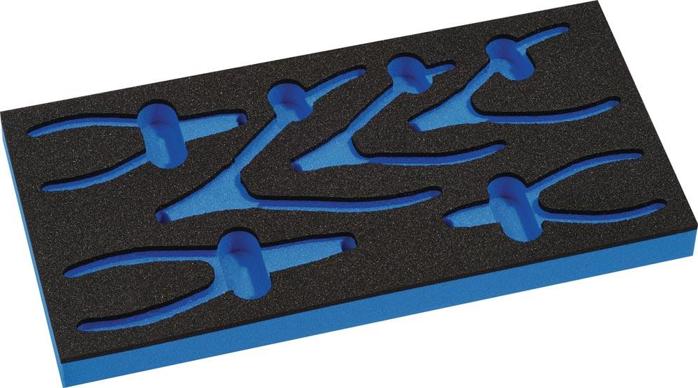 Werkzeugmodul Leereinlage 1/3-Modul 4000871241, 6-teilig