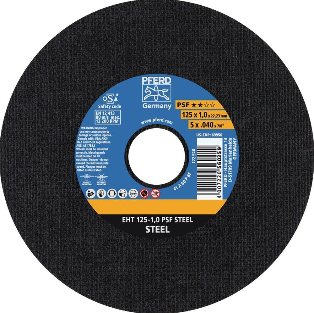 Trennscheibe PSF STEEL D230x3mm gerade Stahl Bohrung 22,23 mm