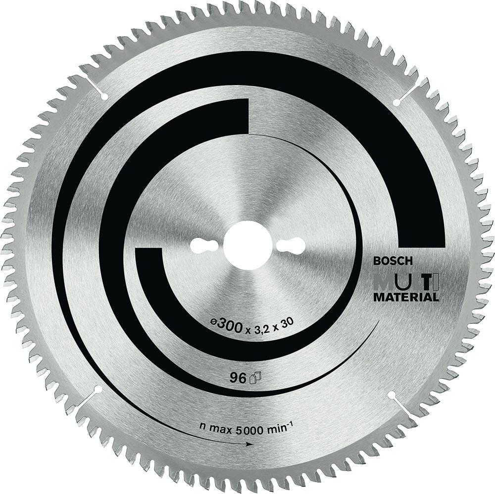 Kreissägeblatt Außen-Ø 216 mm Zähnezahl 80 HLTCG Bohrung 30 mm Schnittbreite 2,5 mm HM