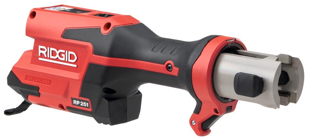 RIDGID Akku-Presswerkzeug RP 251 12 V 2 x 2,5 Ah mit Pressbacken V15-22-28