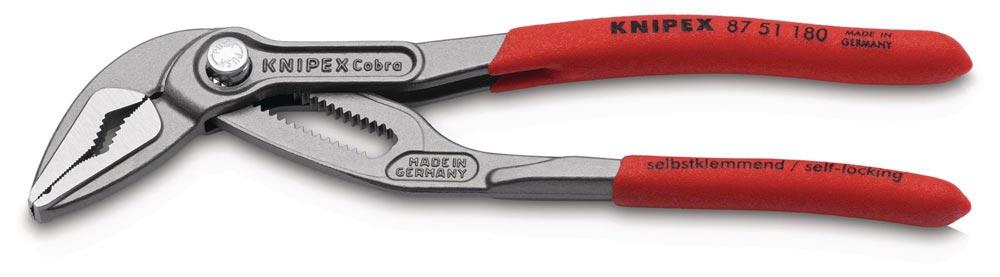 Wasserpumpenzange Cobra® ES Länge 250 mm Spannweite 42 mm poliert Kunststoffüberzug Wasserpumpenzange Cobra® ES Länge 250 mm Spannweite 42 mm poliert Kunststoffüberzug