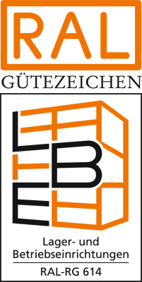 Archiv-Steckregal, Anbaufeld, doppelseitig, 2x7 Pendelstangen, Traglast je Pendelstange 40 kg, BxTxH 1130x700x2200 mm, RAL 7035 lichtgrau