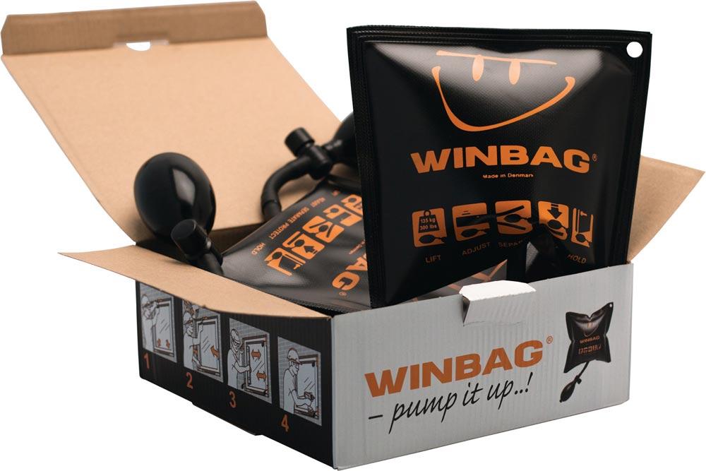 Montagekissen Winbag 135 kg Kunststoff schwarz 4 Stück im Karton Montagekissen Winbag 135 kg Kunststoff schwarz 4 Stück im Karton