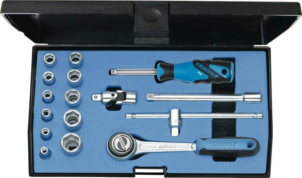 Steckschlüsselsatz 20 EMU-3 16-teilig 1/4 Schlüsselweiten 4-13 mm Anzahl Zähne 72 6-Kant Steckschlüsselsatz 20 EMU-3 16-teilig 1/4 Schlüsselweiten 4-13 mm Anzahl Zähne 72 6-Kant