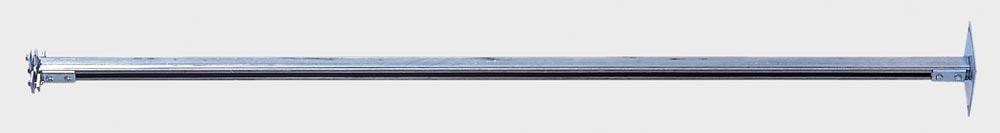Ständerprofil, verzinkt, 60x60x2,5 mm, mit Fuß- und Kopfplatte, verstellbar von 2000-3000 mm Ständerprofil, verzinkt, 60x60x2,5 mm, mit Fuß- und Kopfplatte, verstellbar von 2000-3000 mm