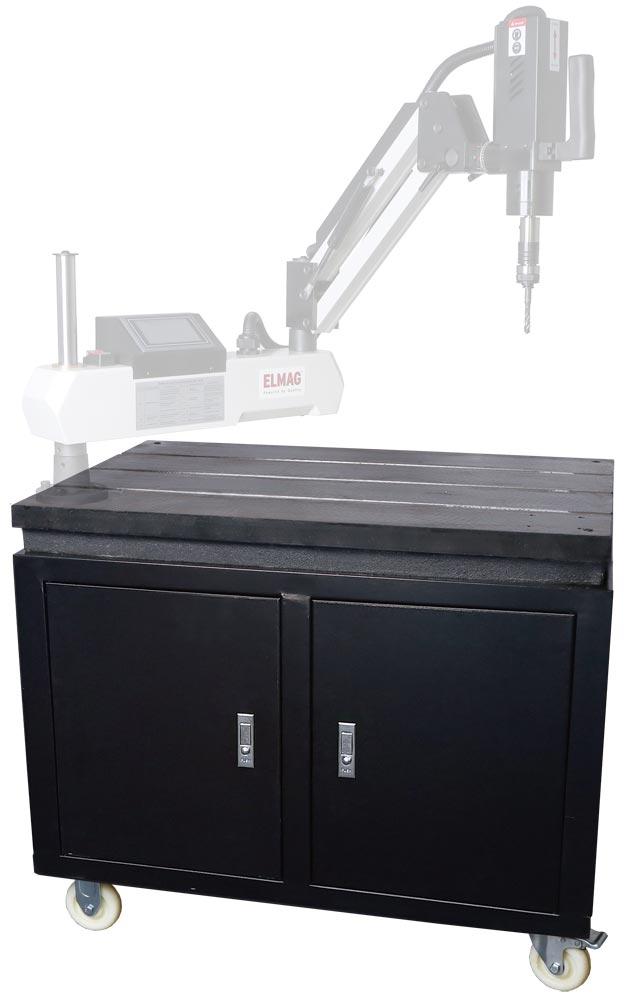 Untergestell zu Gewindeschneidarm EGM 316, bearb. Grundplatte