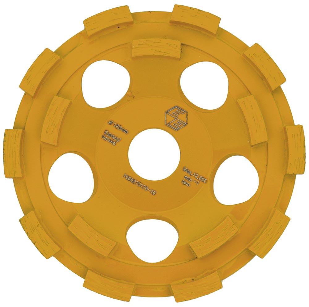 Diamantschleifteller Scheiben-Drm 125 mm zu Sanierungsschleifer für Estrich Diamantschleifteller Scheiben-Drm 125 mm zu Sanierungsschleifer für Estrich
