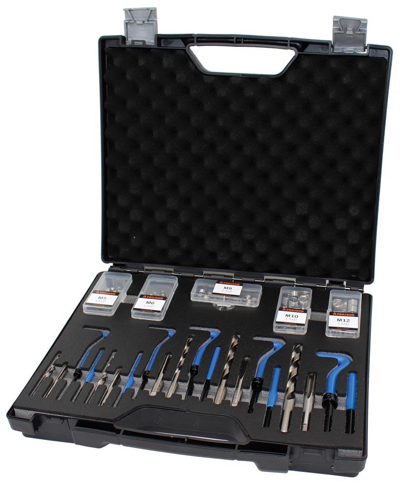 Gewindereparatur-Sortiment 130tlg. M5 - M6 - M8 - M10 - M12
