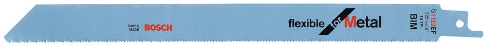 Säbelsägeblatt S 1122 BF Länge 225 mm Breite 19 mm Zahnteilung TPI 14 1,8 mm geschränkt, gefräst 5er Pack