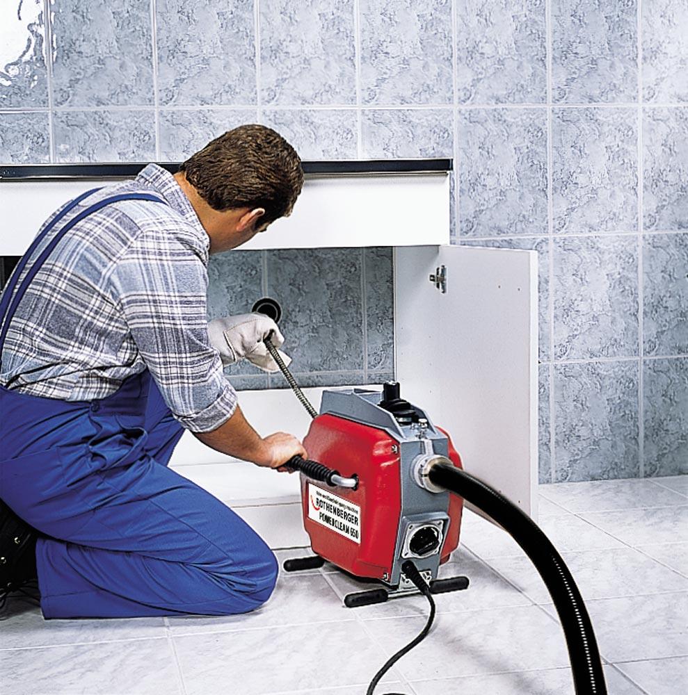Rohrreinigungsmaschine R 600 Set inkl. Saugdruckreiniger ROPUMP®
