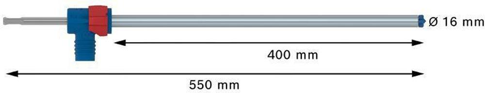 Hammerbohrer-Set EXPERT SDS Clean plus-8X Nenn-Ø 16,0 mmL.550 mm Arbeitslänge 400 mm