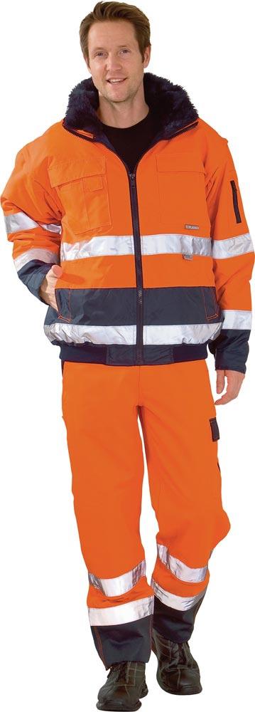 Warnschutz-Comfortjacke Größe L orange/marine
