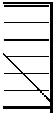 Archiv-Steckregal, Anbaufeld, doppelseitig, 2x6 Pendelstangen, Traglast je Pendelstange 40 kg, BxTxH 871x700x1900 mm, RAL 7035 lichtgrau