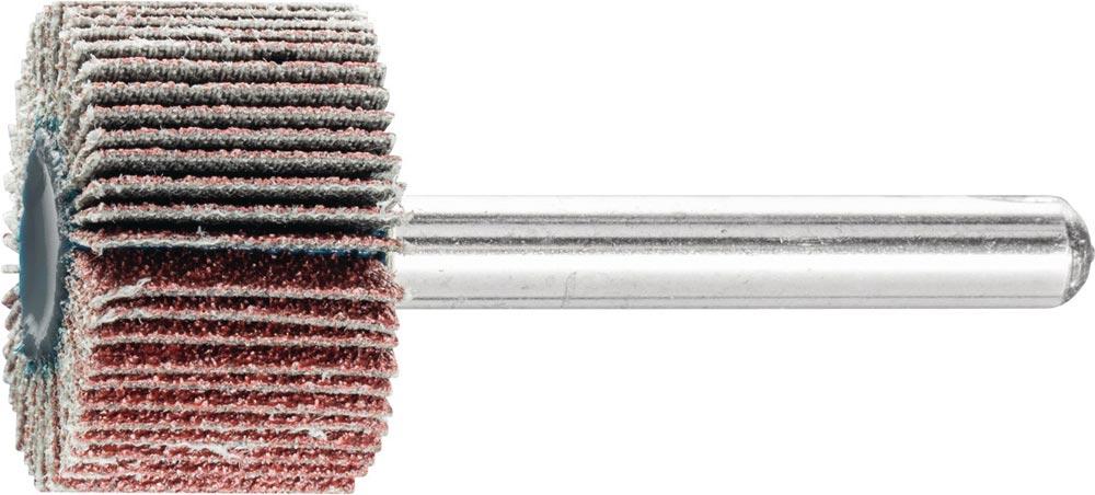Fächerschleifer Ø20xH10mm Körnung 120 Korund Schaft-Ø 6 mm Fächerschleifer Ø20xH10mm Körnung 120 Korund Schaft-Ø 6 mm
