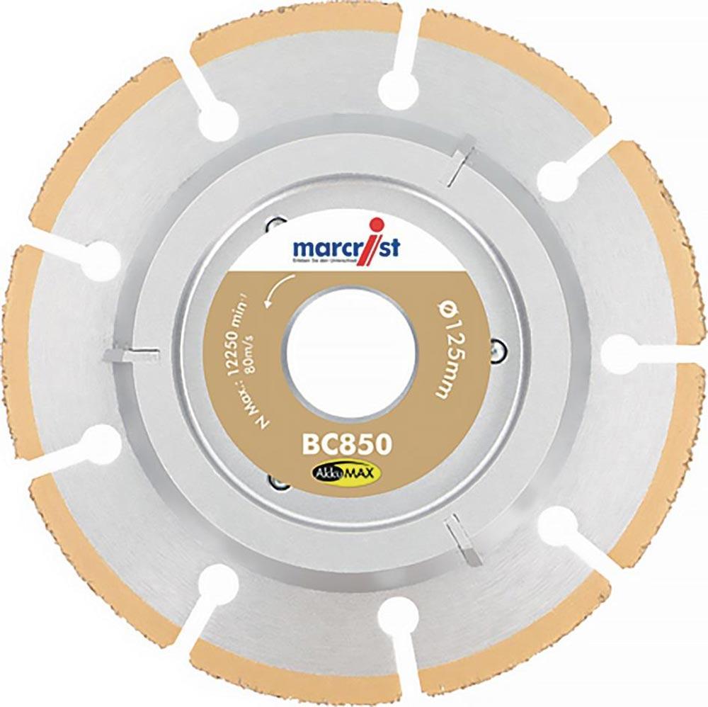Trenn-/Anfasscheibe BC850 AkkuMax Ø 125 mm Bohrung 22,23 mm Segmenthöhe 1 mm Segmentstärke 1,0 mm Winkelschleifer Segmentbreite 37,6 mm Trenn-/Anfasscheibe BC850 AkkuMax Ø 125 mm Bohrung 22,23 mm Segmenthöhe 1 mm Segmentstärke 1,0 mm Winkelschleifer Segmentbreite 37,6 mm