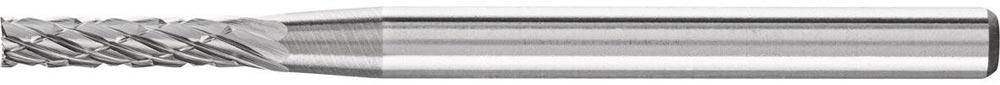 Kleinfrässtift Form ZYAS Ø 2 mm Kopflänge 10 mm Schaft-Ø 3 mm Hartmetall Verzahnung 3 PLUS Kleinfrässtift Form ZYAS Ø 2 mm Kopflänge 10 mm Schaft-Ø 3 mm Hartmetall Verzahnung 3 PLUS