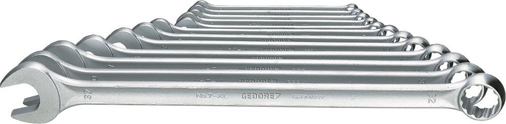 Ringmaulschlüsselsatz 7 XL-012 12-teilig Schlüsselweite 10-32 mm Form A CV-Stahl Ringmaulschlüsselsatz 7 XL-012 12-teilig Schlüsselweite 10-32 mm Form A CV-Stahl