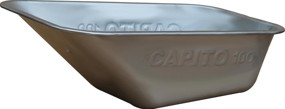 Schubkarrenmulde Allcar 100 100 l verzinkt Schubkarrenmulde Allcar 100 100 l verzinkt