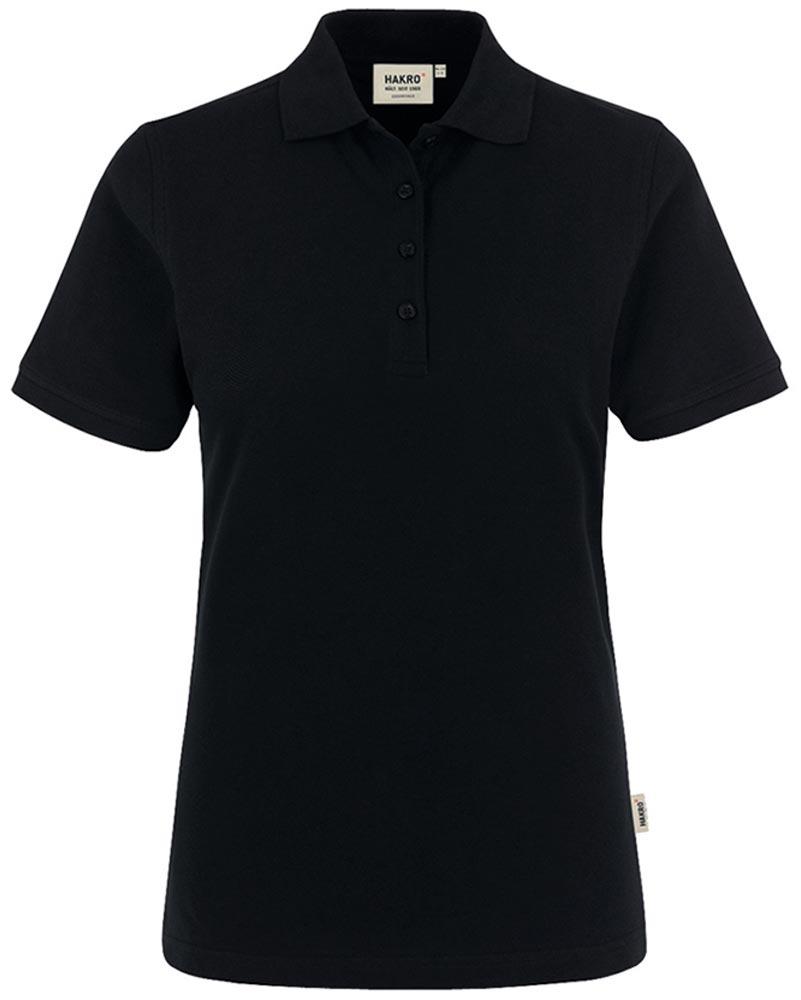 Damen-Polo-Shirt Classic, Farbe schwarz, Gr. L