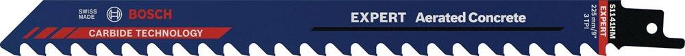 Säbelsägeblatt Expert Aerated Concrete Länge 400 mm Breite 22 mm Zahnteilung TPI 2 12,7 mm S-Schaft 1 Stück / Karte