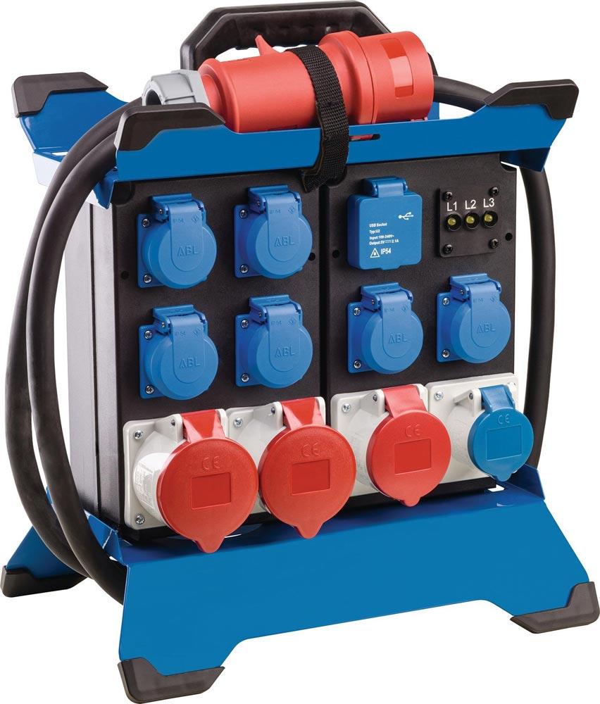 CEE-Standstromverteiler STECKY DUO 1 CEE-Stecker 400V, 16 A, 5-polig