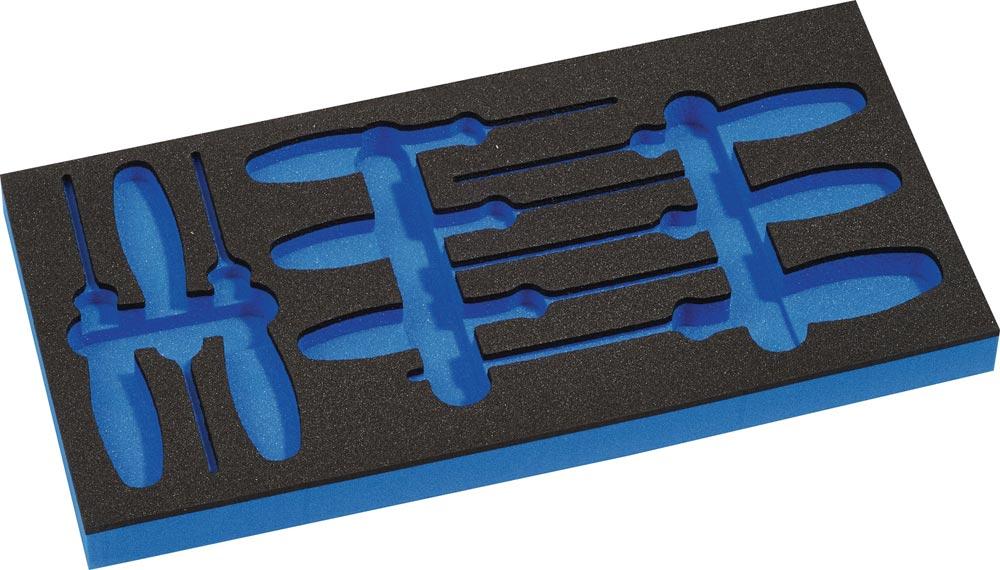 Werkzeugmodul Leereinlage 1/3-Modul 4000871239, 9-teilig
