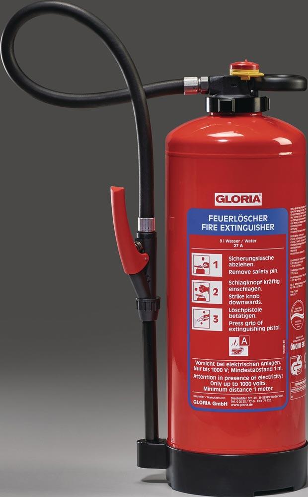 Wasserfeuerlöscher WKL 6 PRO 6 l Aufladegerät Brandklasse A 21 A mit Wandhalter Wasserfeuerlöscher WKL 6 PRO 6 l Aufladegerät Brandklasse A 21 A mit Wandhalter