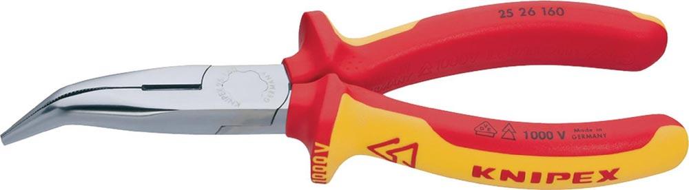 Flachrundzange Länge 160 mm 40 gewinkelt VDE Mehrkomponenten-Hüllen Flachrundzange Länge 160 mm 40 gewinkelt VDE Mehrkomponenten-Hüllen
